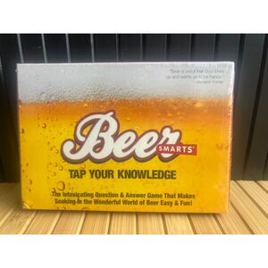 NIB Beer Smarts Tap Your Knowledge Trivia Game Mens Dad Table Game